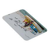 ペルー、ロス・オルガノス。魚釣りボートインロスオルガノス マグネット (右側)