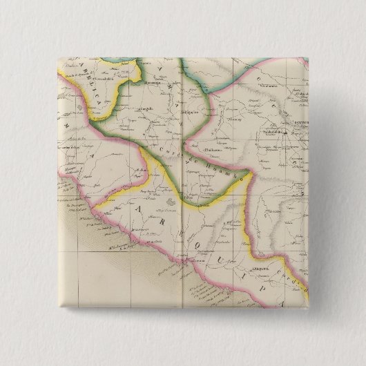 ペルー、南米20 缶バッジ (正面)