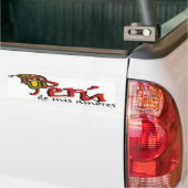 ペルーde misのamoresのステッカー バンパーステッカー (トラック上)