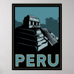 ペルーinca south america art deco retroポスター ポスター<br><div class="desc"></div>