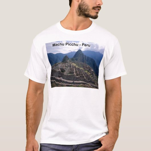 ペルーMachu Picchu (St.K.)の台なし Tシャツ (正面)