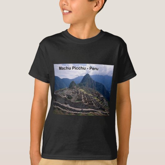 ペルーMachu Picchu (St.K.)の台なし Tシャツ (正面)
