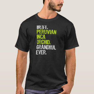 ペル最高のーインカ蘭おばあちゃんエバードッグ恋人R Tシャツ