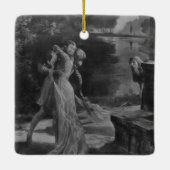 ペレアスとメリサンドオペラ， 1902 セラミックオーナメント (裏面)