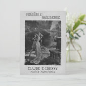 ペレアスとメリサンドオペラ， 1902 招待状 (スタンド正面)