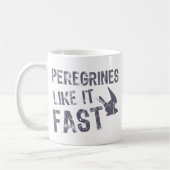 ペレグリンのような速い コーヒーマグカップ (左)
