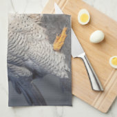 ペレグリン《鳥》ハヤブサはハドソン川沿い キッチンタオル (四つ折り)