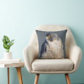 ペレグリン《鳥》ハヤブサはハドソン川沿い クッション (椅子)