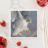 ペレグリン《鳥》ハヤブサはハドソン川沿い スタンダードランチョンナプキン (インサイチュ)