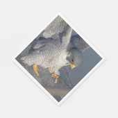 ペレグリン《鳥》ハヤブサはハドソン川沿い スタンダードランチョンナプキン (角)