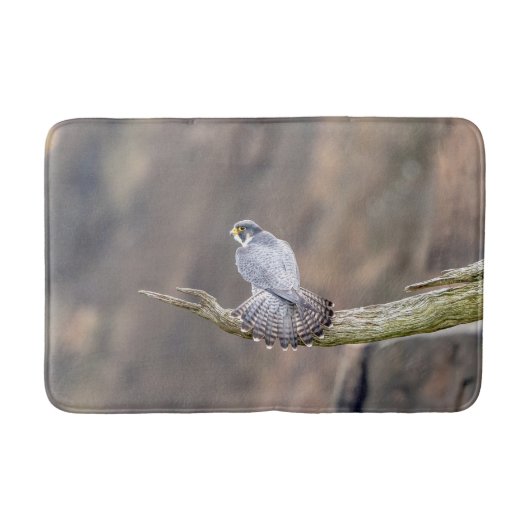 ペレグリン《鳥》ハヤブサアットザパリサーズインターステートパーク バスマット (正面)