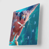 ペレグリン《鳥》ハヤブサウイングオブマーキュリースクエアウォールクロック スクエア壁時計 (傾斜)