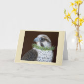 ペレグリン《鳥》ハヤブサカードをレイシー カード (黄色い花)