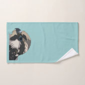 ペレグリン《鳥》ハヤブサバードアート ハンドタオル (ハンドタオル)