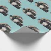 ペレグリン《鳥》ハヤブサバードアート ラッピングペーパー (角)