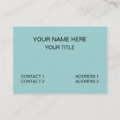 ペレグリン《鳥》ハヤブサバードアート 名刺 (裏面)