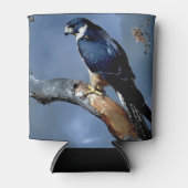 ペレグリン《鳥》ハヤブサワイルドライフアート 缶クーラー (正面)