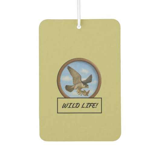 ペレグリン《鳥》ハヤブサ自動車/トラック空気清浄機 カーエアーフレッシュナー (正面)