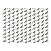 ペレグリン《鳥》ハヤブサ鳥の漫画イラストレーション テーブルクロス (正面(横))