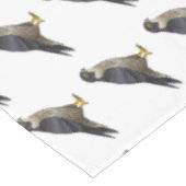 ペレグリン《鳥》ハヤブサ鳥の漫画イラストレーション テーブルクロス (アングル)