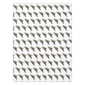 ペレグリン《鳥》ハヤブサ鳥の漫画イラストレーション テーブルクロス (正面)