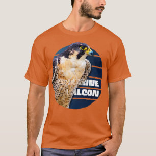 ペレグリン《鳥》ハヤブサ鳥 Tシャツ
