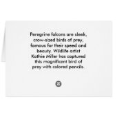 ペレグリン《鳥》ハヤブサ (裏面横)