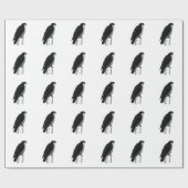 ペレグリン《鳥》ハヤブサ(イラストレーション) ラッピングペーパー (フラット)