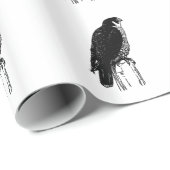 ペレグリン《鳥》ハヤブサ(イラストレーション) ラッピングペーパー (ロールコーナー)