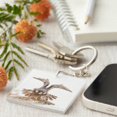 ペレグリン《鳥》ハヤブサ キーホルダー (正面右)