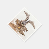 ペレグリン《鳥》ハヤブサ スタンダードカクテルナプキン (角)