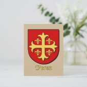 ペレスファミリーヘラルディックシールド ポストカード (スタンド正面)