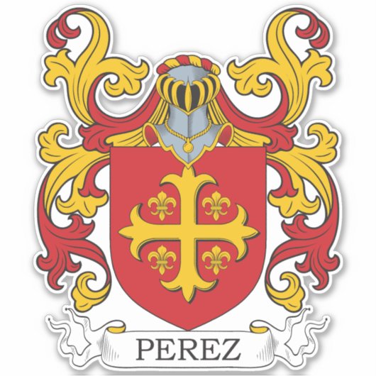 ペレス家紋 シール (正面)