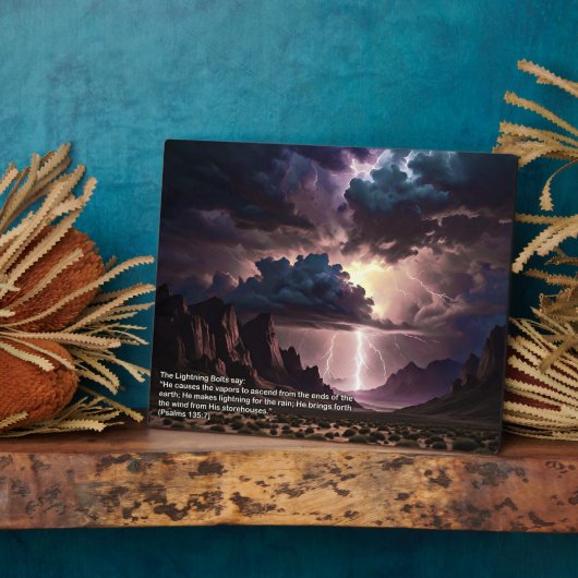 ペレックシラ稲妻 フォトプラーク (側面)