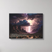 ペレックシーラー稲妻 キャンバスプリント (正面)