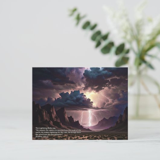 ペレックシーラー稲妻 ポストカード (スタンド正面)