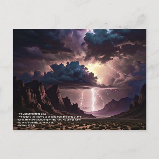 ペレックシーラー稲妻 ポストカード (正面)