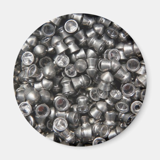 ペレットガン弾薬 – 射撃、 発砲のリードシャープのヒント マグネット (正面)