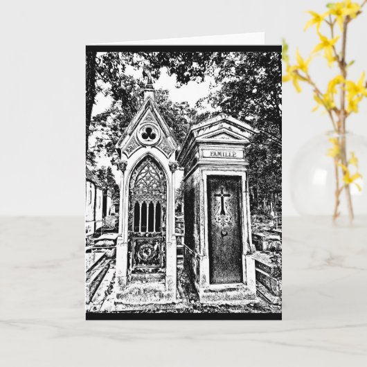 ペレラカイゼ – B&W カード (黄色い花)