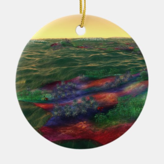 ペレランドラオーナメント セラミックオーナメント (正面)