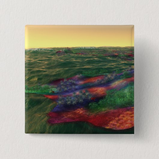 ペレランドラボタン 缶バッジ (正面)