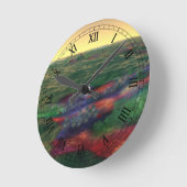 ペレランドラ時計 ラウンド壁時計 (傾斜)