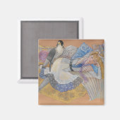 ペレ素晴らしグリン《鳥》ハヤブサ磁石 マグネット (正面/裏面)