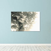 ペレ・ラカイズ墓地の聖マイケル像 キャンバスプリント (インサイチュ (ウッドフロア))