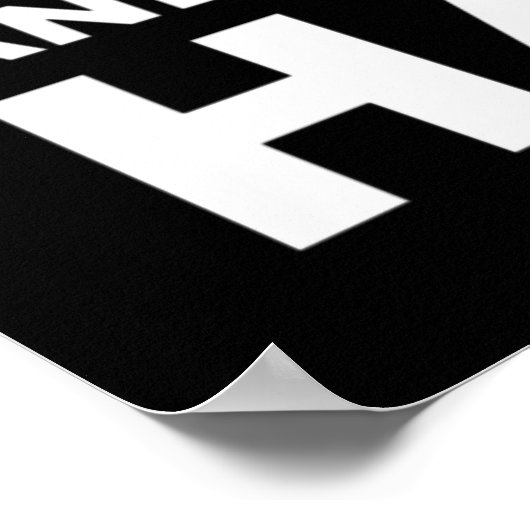 ペロシの引用文を殴おもしろいる ポスター (角)