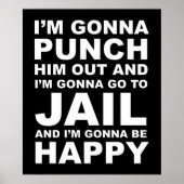 ペロシの引用文を殴おもしろいる ポスター (正面)