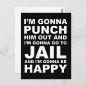 ペロシの引用文を殴おもしろいる ポストカード (正面/裏面)