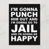 ペロシの引用文を殴おもしろいる ポストカード (正面)