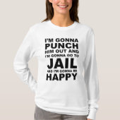 ペロシの引用文を殴おもしろいる Tシャツ (正面)