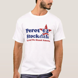 ペロストックデール92ヴィンテージ政治動揺して Tシャツ